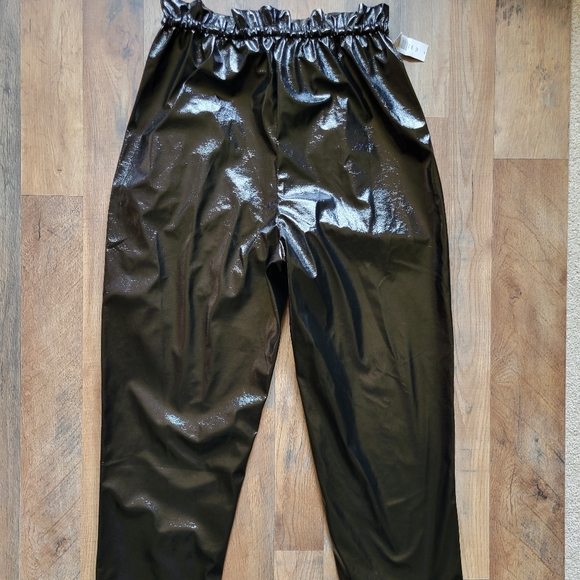 NWT Aritzia Wilfred Jive Leather Pants Large - Picture 3 of 8